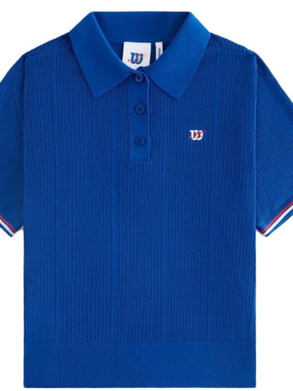 Kith for Wilson Royal Blue Women’s Polo with Red & White Trim
